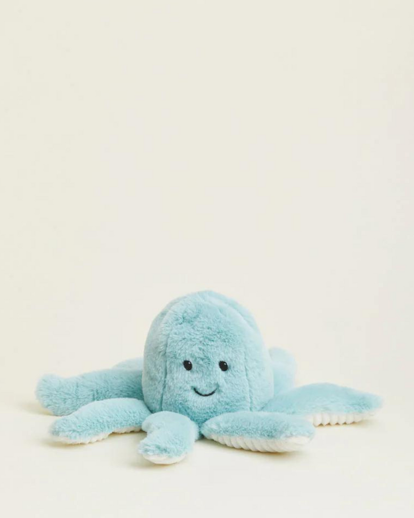 Octopus Plush + Seashell Worry Stone